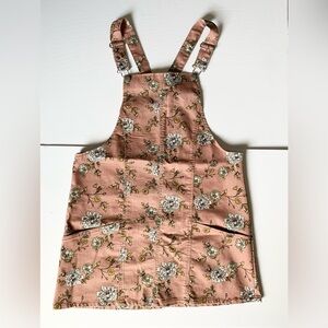 Pink floral denim jumper size L